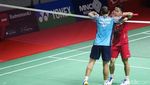 Trick Shot Andalan Bawa Ginting ke Perempatfinal Indonesia Masters