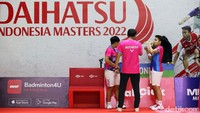 Dengan hasil ini maka Apriyani/Fadia lolos ke 8 besar Indonesia Masters 2022.