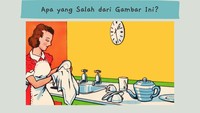 Pakai logika kamu, kira-kira apa yang tidak masuk akal di gambar ini.