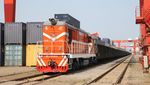 Begini Kesibukan di Terminal Peti Kemas Internasional China-Kazakhstan
