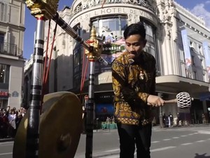 Buka Pameran UMKM Java In Paris, Gibran: Nggak Nyangka Ramai Sekali