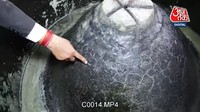 Penampakan pilar batu yang diklaim para pemohon petisi sebagai Sivalinga atau simbol Dewa Shiwa. (Tangkapan Layar YouTube/Aaj Tak)