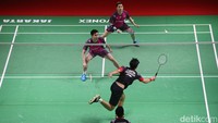 Indonesia Masters 2022 masuki babak 16 besar di Istora Gelora Bung Karno, Jakarta pada Kamis (9/6).
