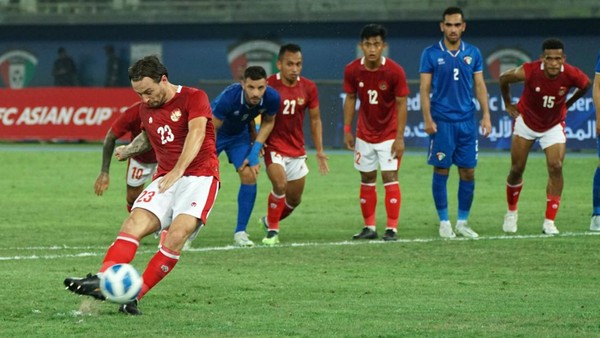 Menang 2-1, Tengok Lagi Aksi Timnas Indonesia Bobol Gawang Kuwait