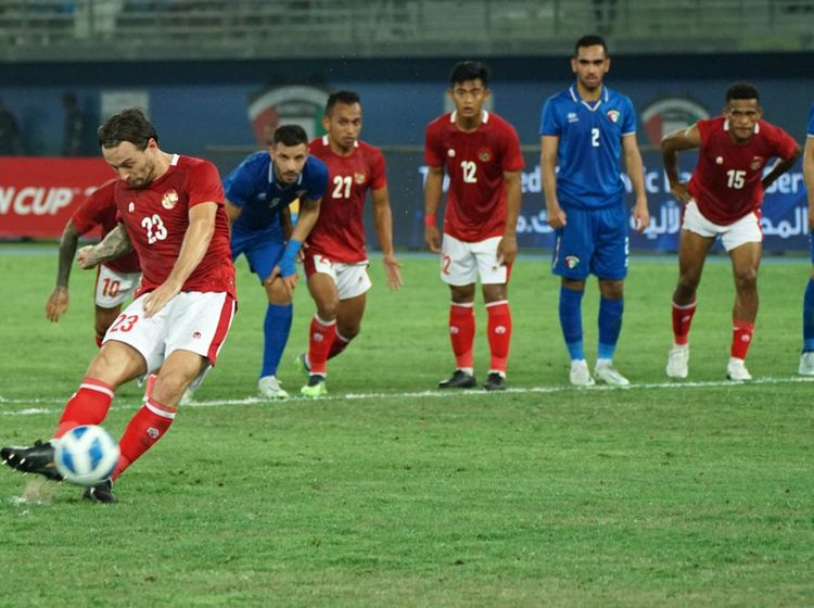 Menang 2-1, Tengok Lagi Aksi Timnas Indonesia Bobol Gawang Kuwait