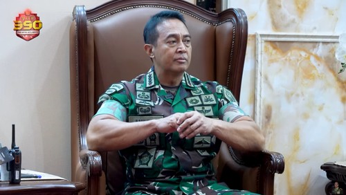 Panglima TNI Jenderal Andika Perkasa (Foto: Tangkapan layar YouTube Jenderal TNI Andika Perkasa)