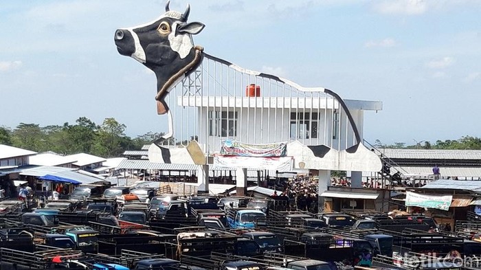 Pasar hewan Jelok, Cepogo, Kabupaten Boyolali.