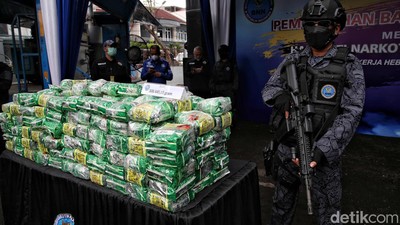 Nih, 308,4 Kg Sabu yang Dimusnahkan BNN Jakarta Utara
