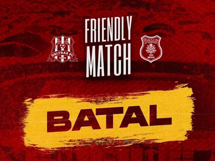 Pengumuman batalnya pertandingan PSMS Medan vs Deltras Sidoarjo