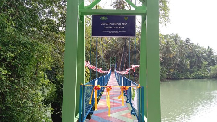 Peresmian Jembatan Simpay Asih Cijulang, Pangandaran.