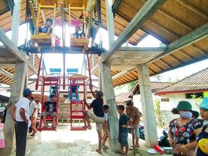 Hanya Ada Saat Galungan, Ayunan Bingin di Jembrana Jadi Favorit