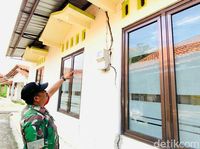 Puluhan Rumah Di Desa Kajen Tegal Rusak Akibat Tanah Bergerak