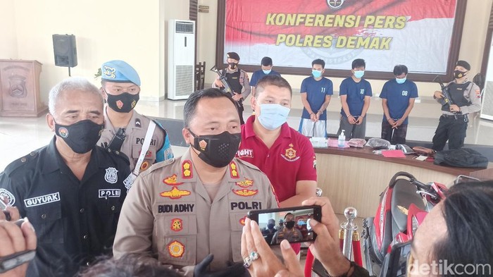 Rilis kasus di Polres Demak, Kamis (9/6/2022)