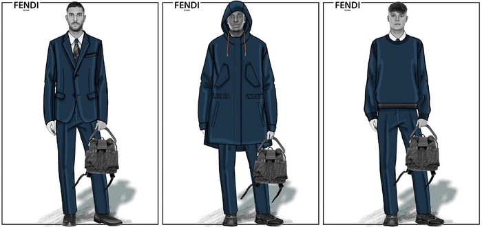 Sketsa Baju Tim AS Roma Buatan Fendi Sketsa Baju Tim AS Roma Buatan Fendi