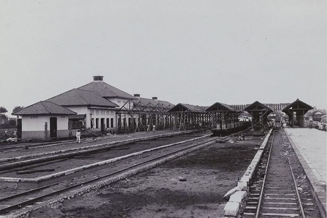 Stasiun Manggarai zaman dulu Stasiun Manggarai zaman dulu
