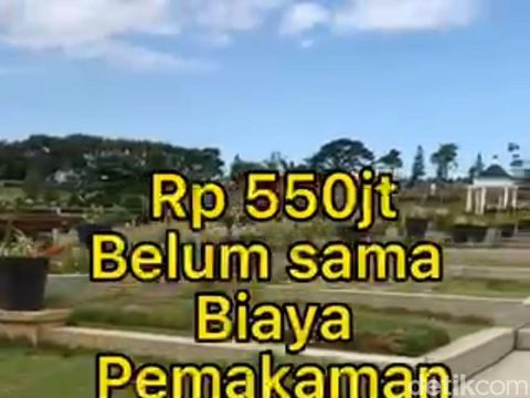 Viral pemakaman di Karawang harganya capai miliaran rupiah.