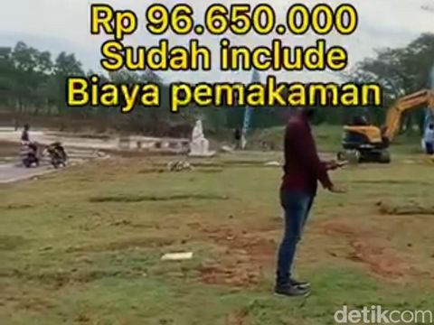 Viral pemakaman di Karawang harganya capai miliaran rupiah.