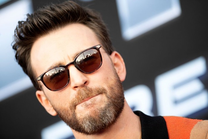 1241190087 US actor Chris Evans attends the Out-of-This-World Premiere of Disney and Pixar's