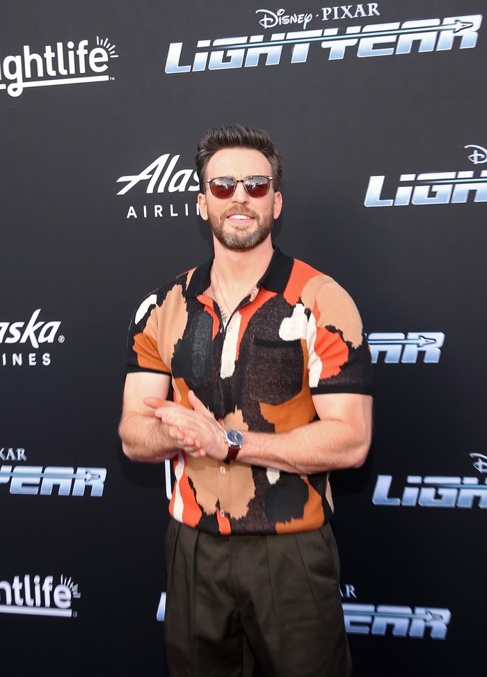 1401854492 LOS ANGELES, CALIFORNIA - JUNE 08: Chris Evans attends the World Premiere of Disney and Pixar's feature film