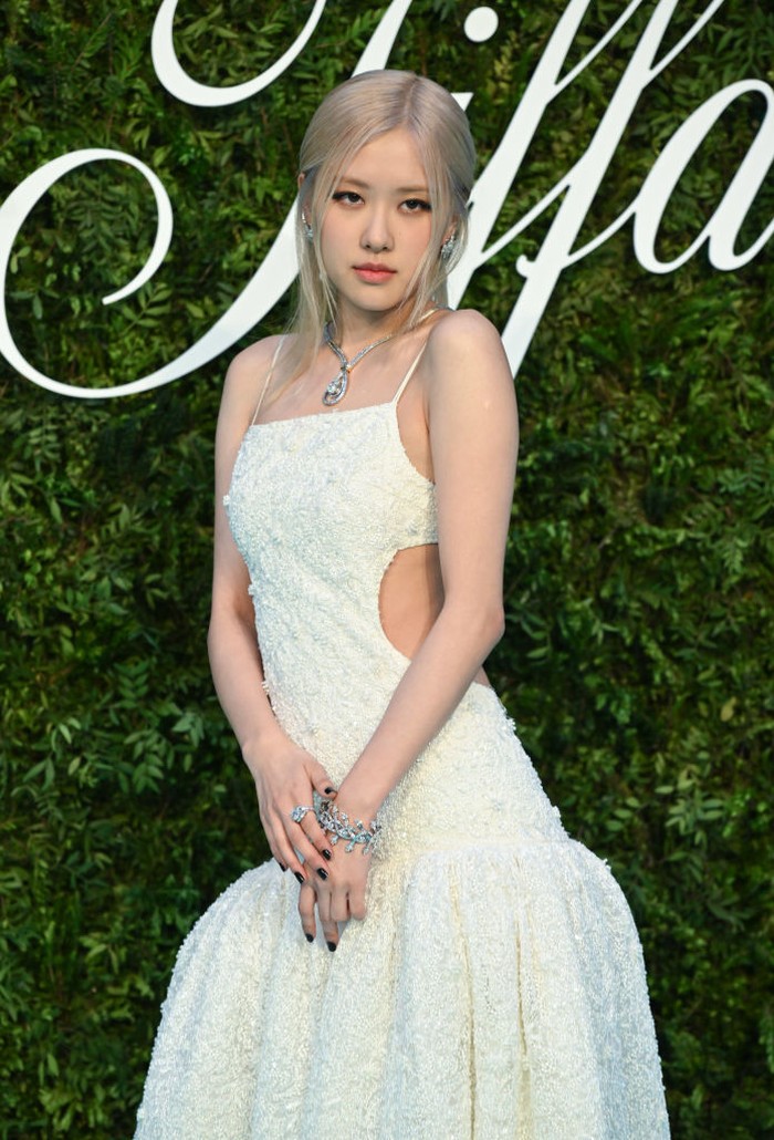 LONDON, ENGLAND - JUNE 09: Rosé attends the Tiffany & Co. 
