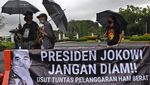 Aksi Kamisan Ke-730 di Seberang Istana
