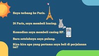 Bayangkan bila kamu yang sedang traveling. Apa kira-kira yang pertama dibeli?
