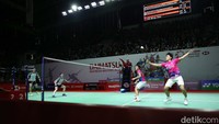 Indonesia Masters 2022 masuki babak perempatfinal di Istora Gelora Bung Karno, Jakarta pada Jumat (10/6).