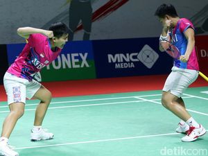 Begini Ekspresi Apriyani/Siti Usai Kalahkan Lee/Shin
