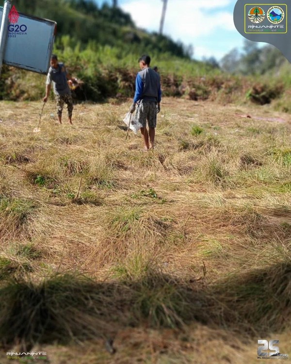 Kegiatan clean up kali ini telah dilaksanakan pada tanggal 29-31 Mei 2022 dari Jalur Pendakian Torean menuju Danau Segara Anak