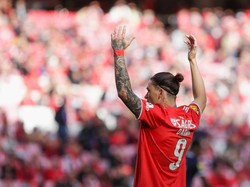 Darwin Nunez cetak 26 gol dari 28 laga di Liga, serta enam gol dari 10 laga di Liga Champions (Getty Images)