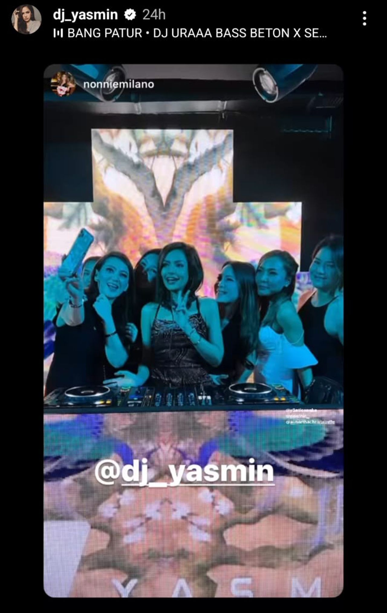 DJ Yasmin diserbu pengunjung saat tampil di Pavvo.