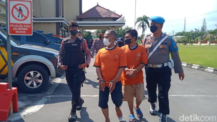 Dua pimpinan Khilafatul Muslimin Jateng dan Klaten, jadi tersangka dan ditahan Polres Klaten, Jumat (10/6/2022).