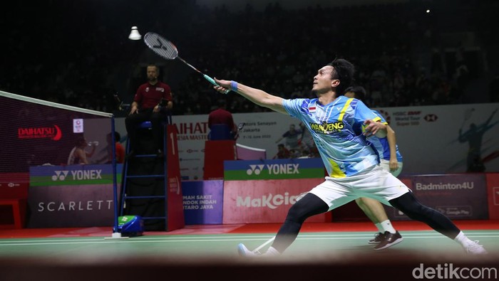 Hendra/Ahsan hadapi wakil Korsel Kang/Seo di babak 16 besar Indonesia Masters 2022. The Daddies kalah dalam rubber game.
