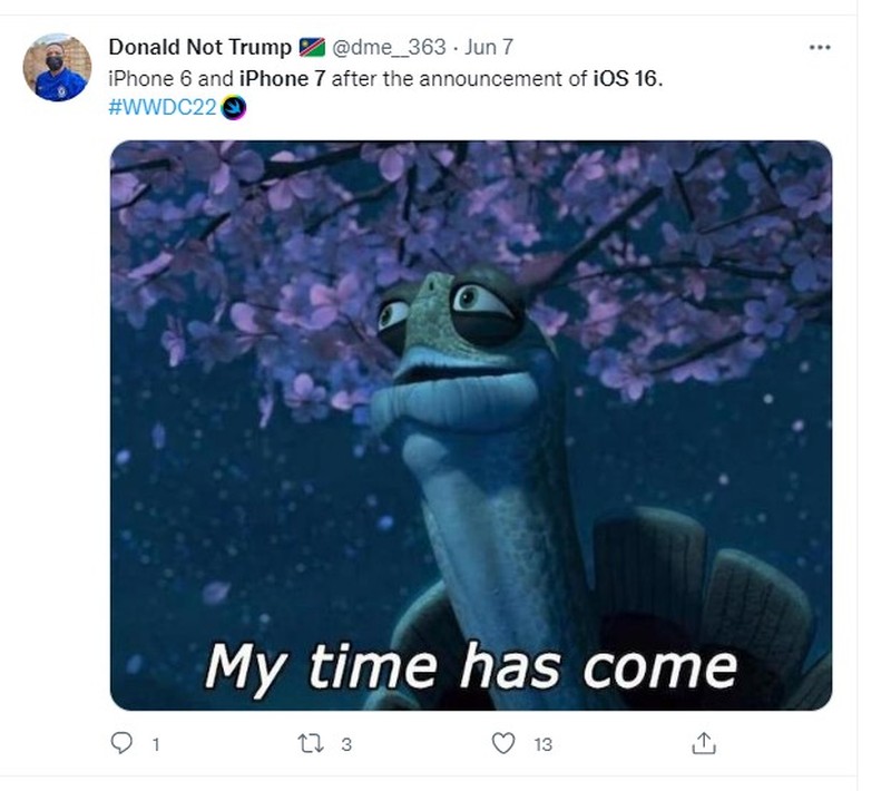 Meme iPhone 7 Tak Kebagian iOS 16