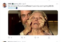 Meme iPhone 7 Tak Kebagian iOS 16