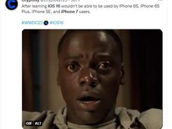 Meme Kemarahan dan Kesedihan Pengguna iPhone 7 Tak Dapat iOS 16