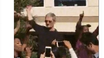 Reaksi Apple saat pengguna iPhone 6s, 6s Plus, 7 dan 7 Plus sedih tak kebagian iOS 16. Foto: via Twitter