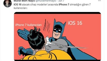 iOS 16 vs pengguna iPhone 7. Foto: via Twitter