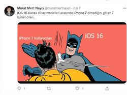 Meme Kemarahan dan Kesedihan Pengguna iPhone 7 Tak Dapat iOS 16