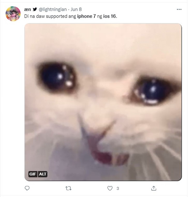 Meme iPhone 7 Tak Kebagian iOS 16
