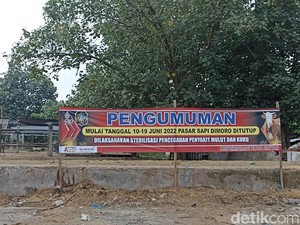 Ditemukan Ternak Suspek PMK, Pasar Hewan Dimoro Kota Blitar Ditutup 2 Pekan