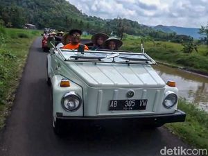 Seru Nih! Traveler Bisa Keliling Desa Naik Mobil VW di Perbukitan Menoreh