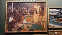 Selain itu, pada sudut ini juga terlihat bahwa pada masa itu, Sarinah tidak hanya menjual produk Indonesia, tetapi juga menampilkan budaya-budaya Indonesia seperti melalui pertunjukkan wayang. (Yasmin Nurfadila/detikTravel)