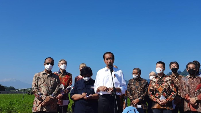 Presiden Jokowi di Bogor (Kanavino-detikcom)