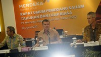 Sepanjang 2021, MDKA membukukan pendapatan sebesar 380,95 juta dolar AS dengan laba bersih 36,13 juta dolar AS. Sedangkan, penjualan ke pasar domestik mencapai 16,55 juta dolar AS.