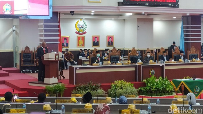 Rapat Paripurna di Gedung DPRD Sulsel.