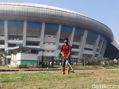 Begini Persiapan Stadion GBLA, Bandung Jelang Piala Presiden 2022