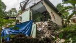5 Rumah Hancur Akibat Tanah Bergerak di Lebak