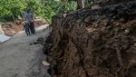 5 Rumah Hancur Akibat Tanah Bergerak di Lebak