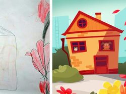 Keren! Ketika Seniman Pro Melukis Ulang Gambar Buatan Anak-anak